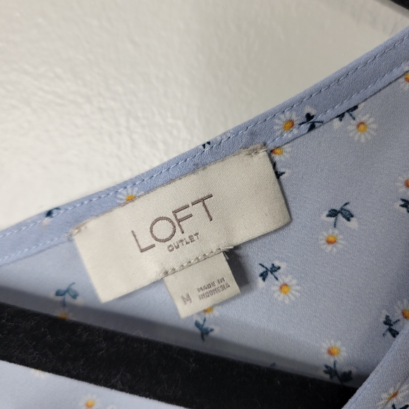 Lucky Brand, Croft & Barrow and Loft Set Of 3 Medium Blouses - Picture 12 of 15